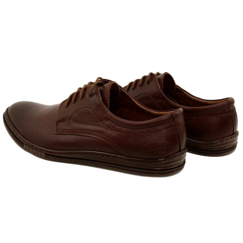Olivier Men's leather shoes 295l brown 3