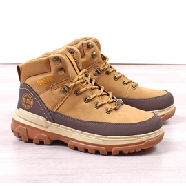 Trapery trekking shoes youth camel Big Star KK274221 brown 1 Trapery trekking shoes youth camel Big Star KK274221 brown 1