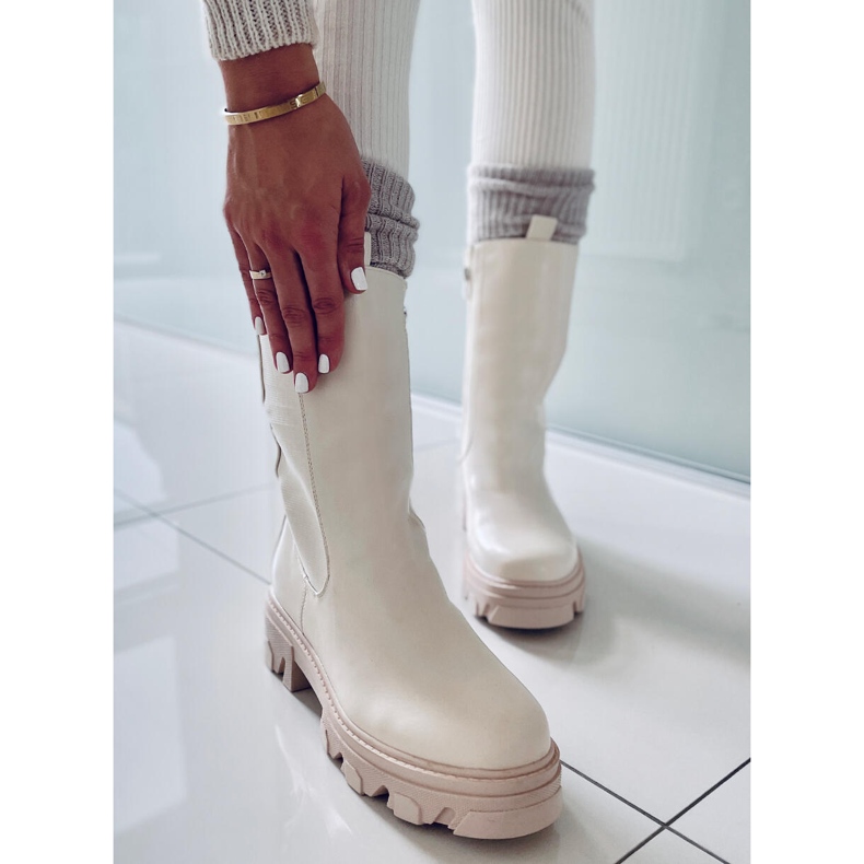 BM High Chelsea boots Parade Beige 2 BM High Chelsea boots Parade Beige 2