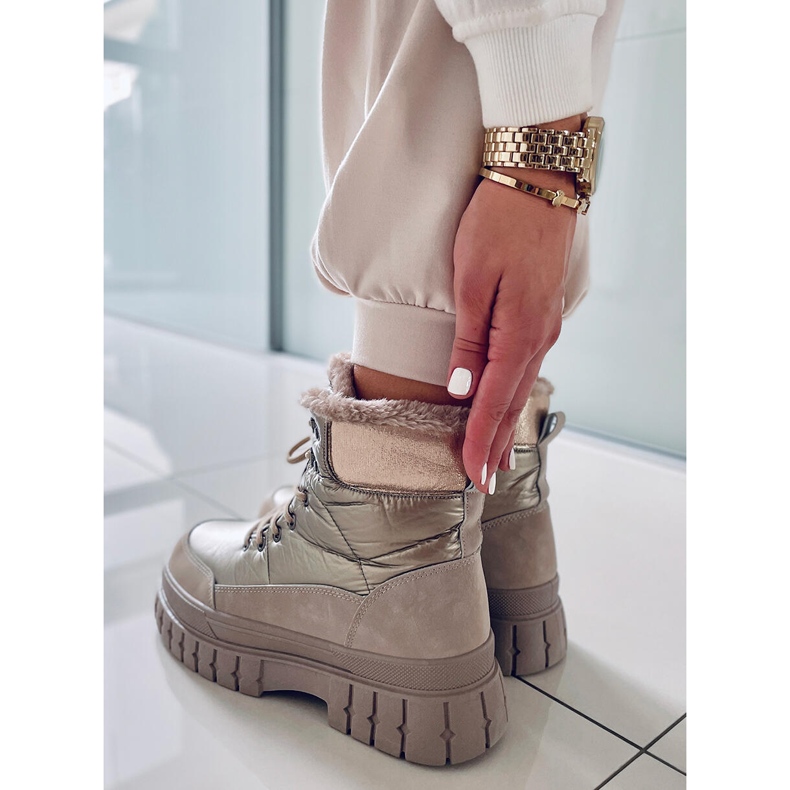 BM Women's Renn Khaki snow boots 2