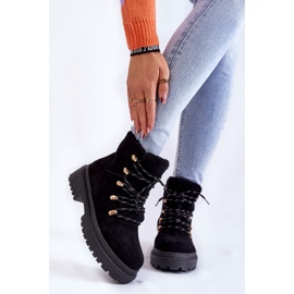 Women's Suede Boots Black Bellita 1