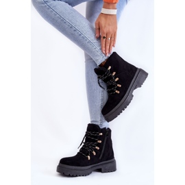 Women's Suede Boots Black Bellita 2
