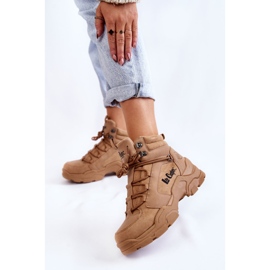 Women's Trekking Shoes Trappers Lee Cooper LCJ-22-31-1442 Brown beige 2