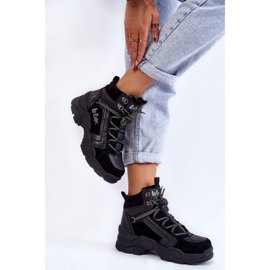 Women's Trekking Shoes Trappers Lee Cooper LCJ-22-31-1441 Black 2