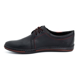 Polbut Leather shoes for men 343 black 1