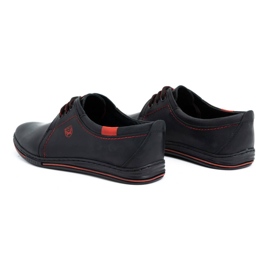Polbut Leather shoes for men 343 black 4