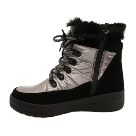 Caprice women's snow boots Waterproof 9-26240-29 032 Black/Taupe 1