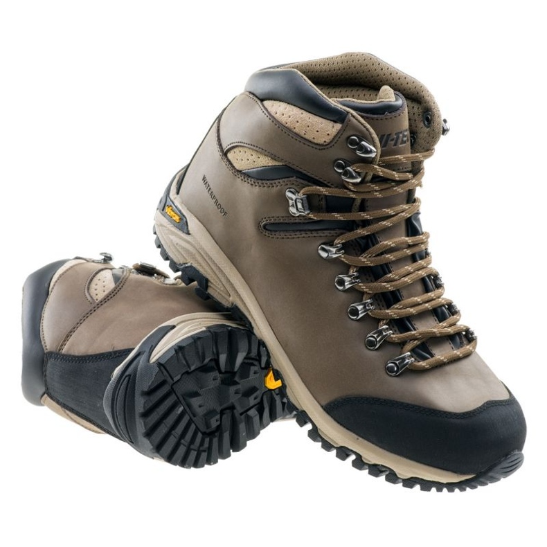 Hi-Tec Sajama Mid Wp shoes 92800064449 brown 1