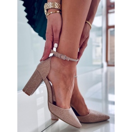 PA1 Formal pumps on the Orchid Champagne post golden 1
