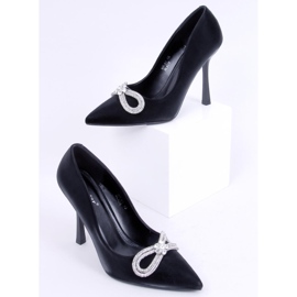 Elegant heels with Sugar Black stones 1