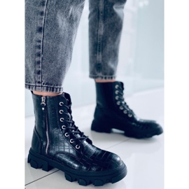PA1 Will Black lace-up boots 1