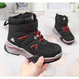 Sheep wool insulated boots News Jr EVE383A black 1