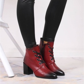 Daily Power Boots on the post insulated M.Daszyński W SAN10B red 2