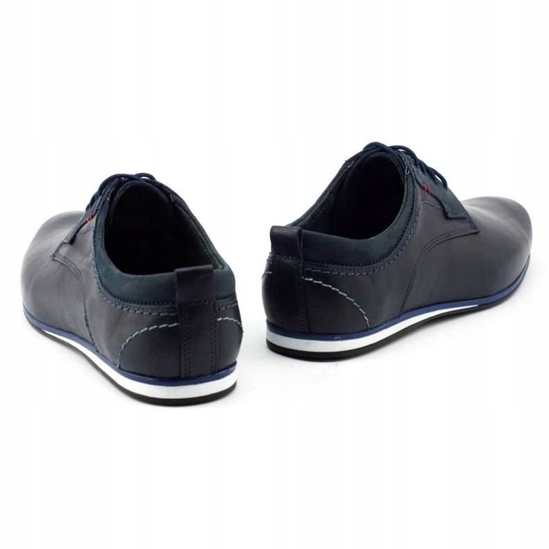 Olivier Men's leather shoes 731 navy blue 4 Olivier Men's leather shoes 731 navy blue 4