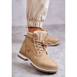 PE1 Women's Warm Boots Trappers Dark Beige Liv 1