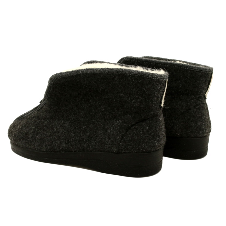 Insulated Felt Slippers Adanex 26844-FBP7FU Gray grey 5