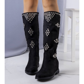 BM Black, insulated wedge boots from Rivalta 1