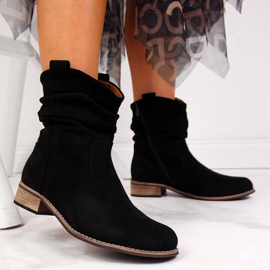Black eVento black suede cowboy boots 2 Black eVento black suede cowboy boots 2