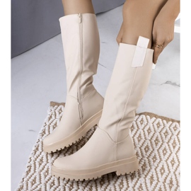 Insulated beige boots from Campoli 1
