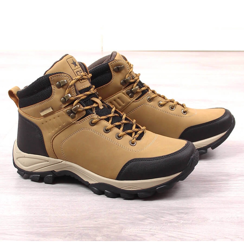 Trekking men's high insulated shoes camel News brown 1