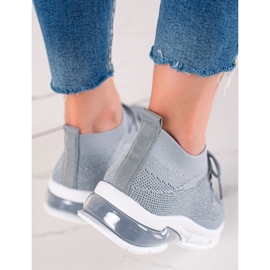 W. Potocki Sport Shoes With Brocade Potocki grey 1