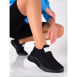 SHELOVET Slip-on Sports Shoes black 1