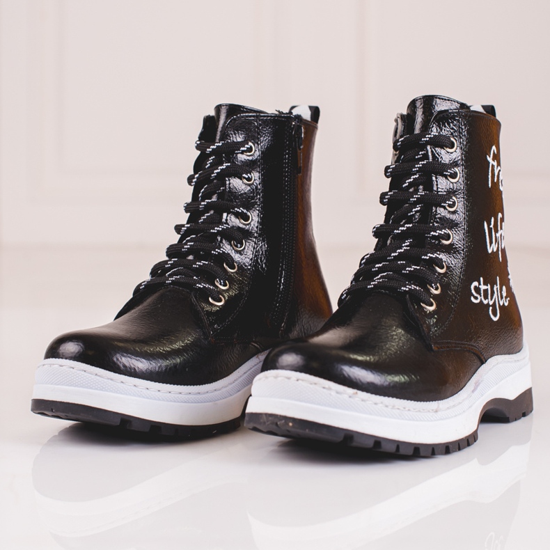 W. Potocki Black girls boots from Potocki 1