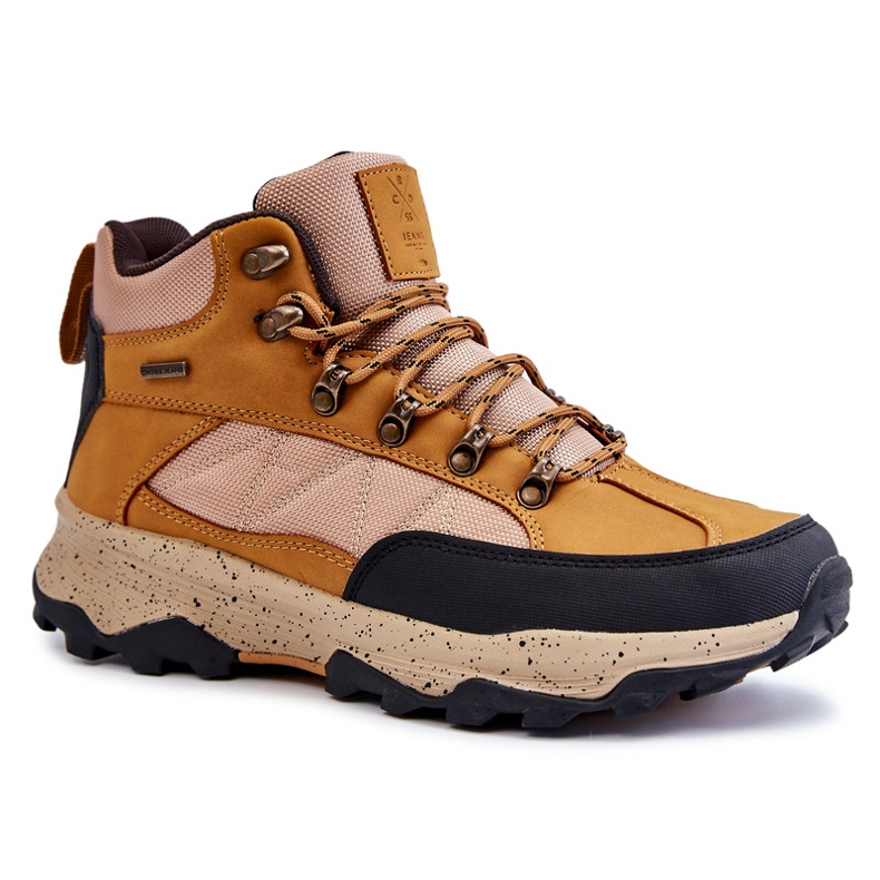 Men's Warm Trekking Shoes Cross Jeans KK1R4020C Camel brown 2