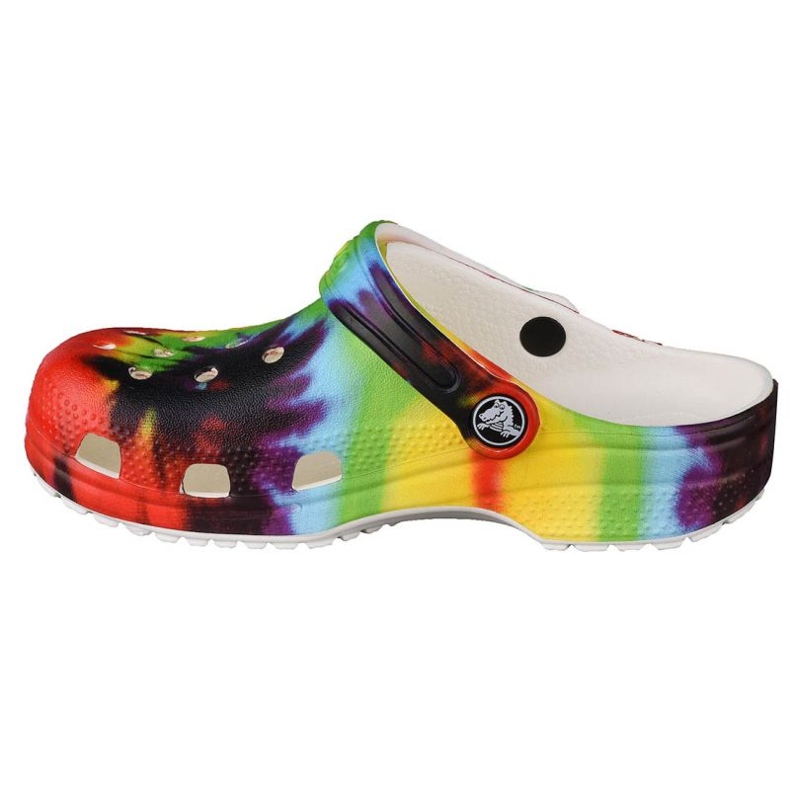 Crocs Classic Tie-Dye Graphic K Clog Jr 205451-90H multicolored yellow 1