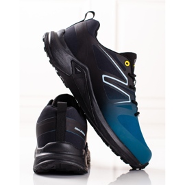 DK blue Softshell men's sports shoes black 1