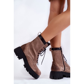 PL5 Classic Suede Warm Boots Brown Caima beige 2