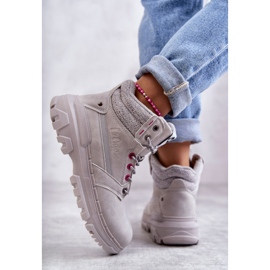 Women's Warm Boots Lee Cooper LCJ-22-01-1373 Gray grey 3