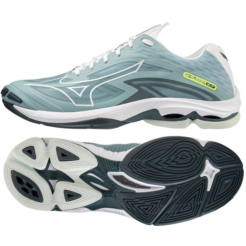 Mizuno Wave Lightning Z7 M V1GA220038 volleyball shoes grey shades of gray 1