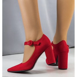 PA1 Red pumps on the Keller post 1