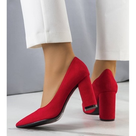 PA1 Red pumps on the Melvil post 1