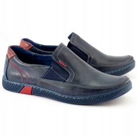 KOMODO Men's loafers 912 navy blue 2 KOMODO Men's loafers 912 navy blue 2