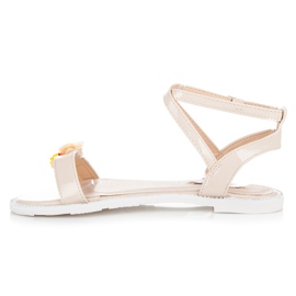 Vices Lacquered Sandals With A Butterfly brown 1