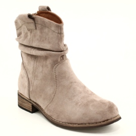 Evento Khaki Jezzi 20BT35-3046 suede boots beige 3 Evento Khaki Jezzi 20BT35-3046 suede boots beige 3