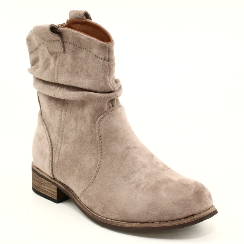 Evento Khaki Jezzi 20BT35-3046 suede boots beige 3 Evento Khaki Jezzi 20BT35-3046 suede boots beige 3
