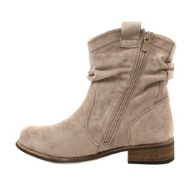 Evento Khaki Jezzi 20BT35-3046 suede boots beige 4 Evento Khaki Jezzi 20BT35-3046 suede boots beige 4
