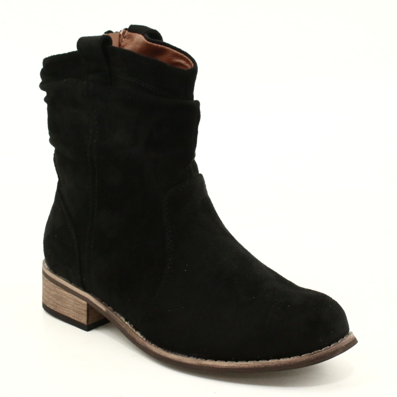 Evento Black suede boots Jezzi 20BT35-3046 3 Evento Black suede boots Jezzi 20BT35-3046 3