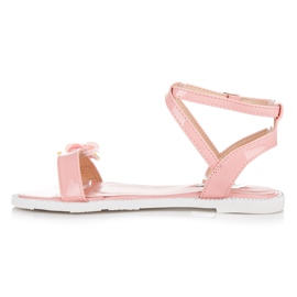 Vices Lacquered Sandals With A Butterfly pink 1