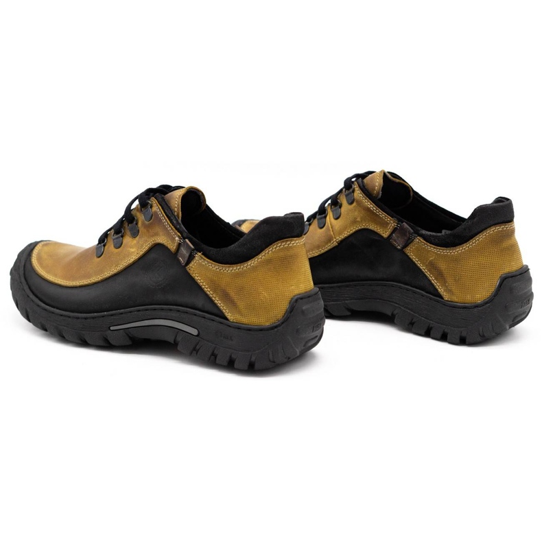 KOMODO Men's trekking shoes leather 917K yellow 4