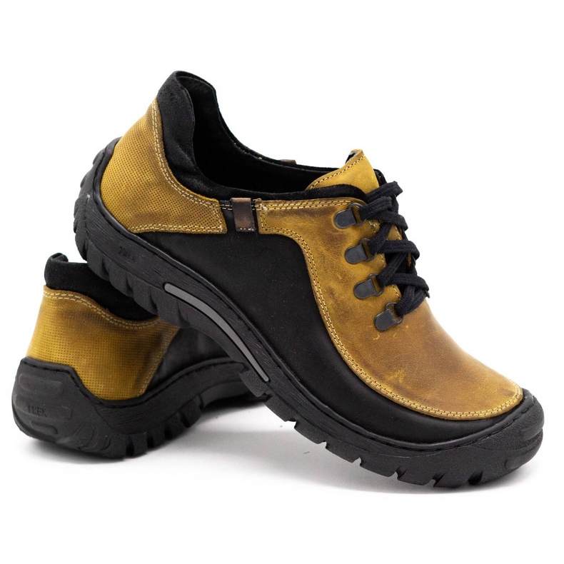 KOMODO Men's trekking shoes leather 917K yellow 3 KOMODO Men's trekking shoes leather 917K yellow 3