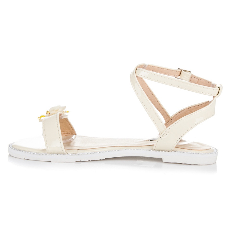 Vices Lacquered Sandals With A Butterfly yellow 1