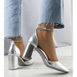 BM Silver pumps with Leighton cubic zirconia 1