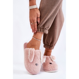 Women's Light Purple Fur Slippers Remmi violet 2