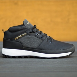 Leather sneakers shoes Trax Bustagrip M MRM7A black 1