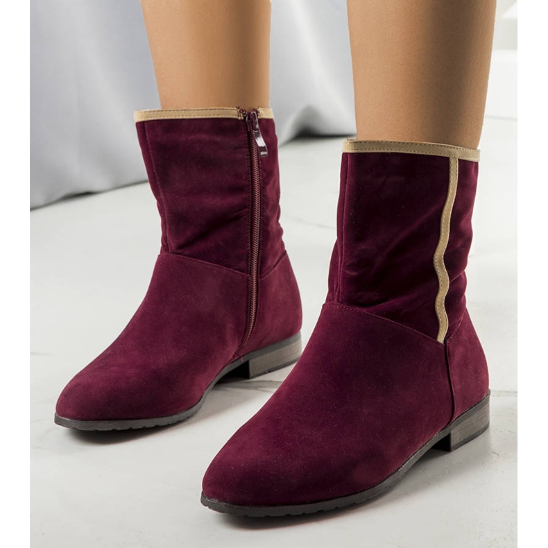 BM Classic burgundy Lersey boots claret 1