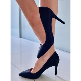 BM Beverly Black evening heels 1